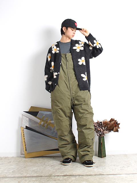 TOWNCRAFT SHAGGY RAGLAN CARDIGAN FLOWER タウンクラフト シャギーラグランカーディガン フラワー