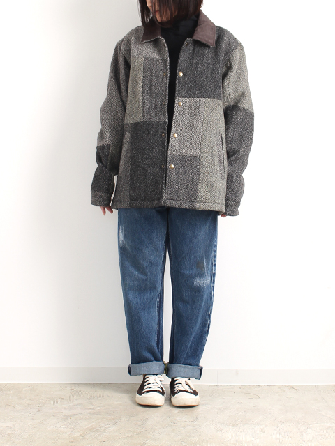 TWEED REMAKE COACH JACKET yoused ツイードリメイクコーチジャケット ユーズド