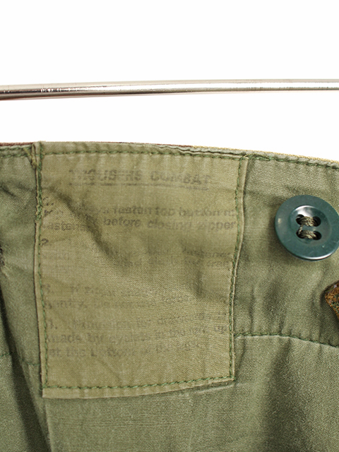 70s BRITISH ARMY 1968PATTERN DPM COMBAT TROUSERS SIZE-1 イギリス軍P68コンバットトラウザー