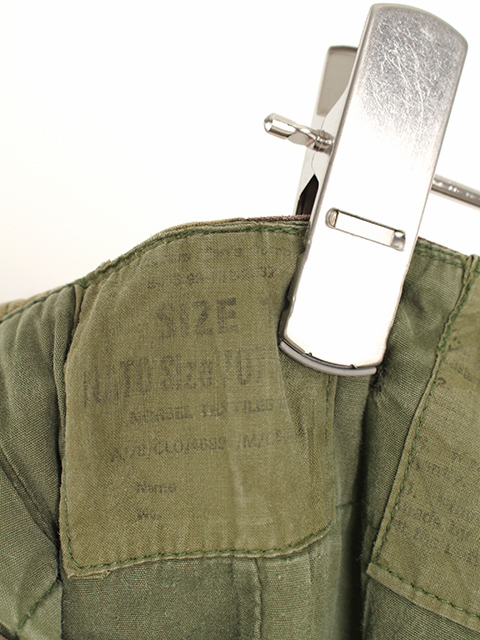 70s BRITISH ARMY 1968PATTERN DPM COMBAT TROUSERS SIZE-1 イギリス軍P68コンバットトラウザー