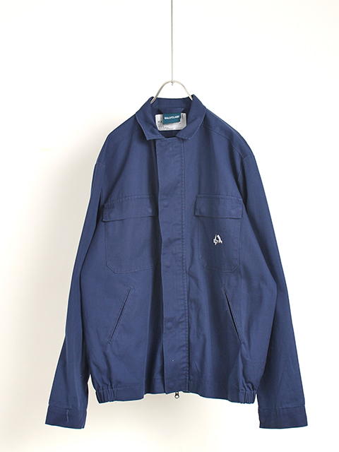 USED】LONDON UNDER GROUND WORK JACKET-NAVY WITH ZIP-OIKOS 毎日を 