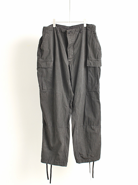 USED】US ARMY BLACK RIP STOP COMBAT PANTS XL-R-OIKOS 毎日を楽しく 