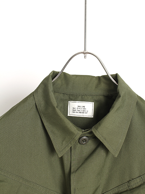 【Dead STOCK】US Army JUNGLE FATIGUE SHIRT 3rd アメリカ軍ジャングルファティーグシャツノンリップ