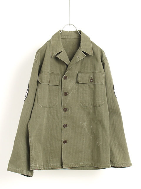 【USED】US ARMY M-47 HBT JACKET アメリカ軍M47ヘリンボンジャケット