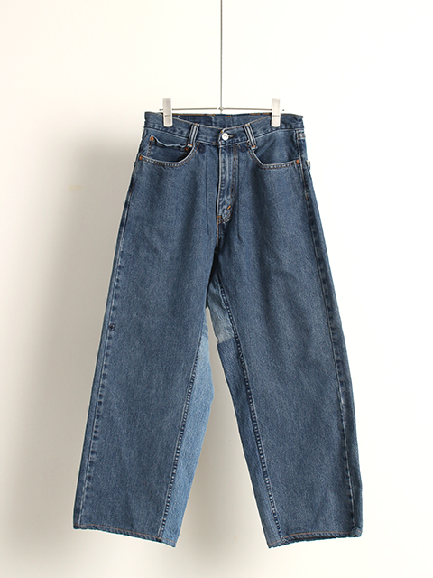 REMAKE WIDE DENIM PANTS-SUNNY SIDE UP SIZE-1 リメイクワイドデニムパンツサニーサイドアップ
