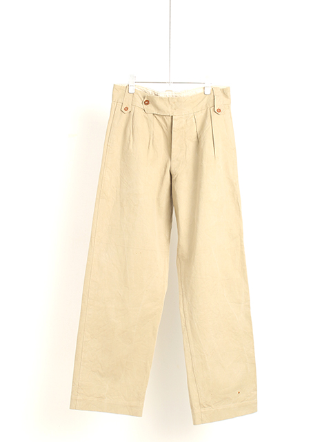 USED】WW2 BRITISH ARMY COTTON DRILL CHINO TROUSERS-OIKOS 毎日を