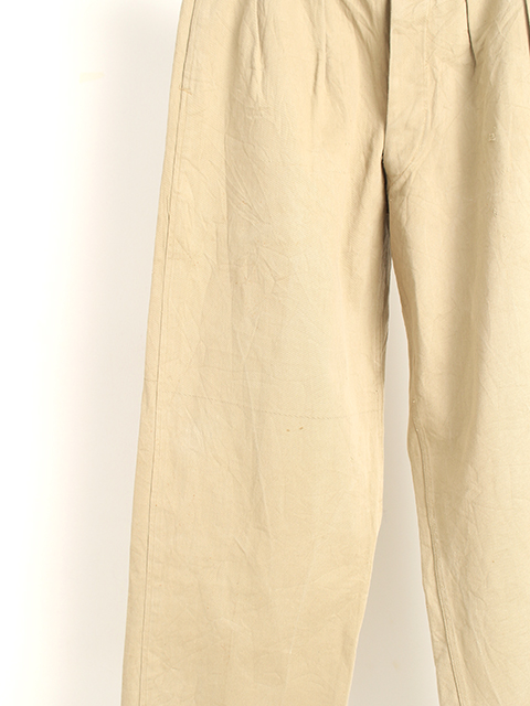 USED】WW2 BRITISH ARMY COTTON DRILL CHINO TROUSERS-OIKOS 毎日を 