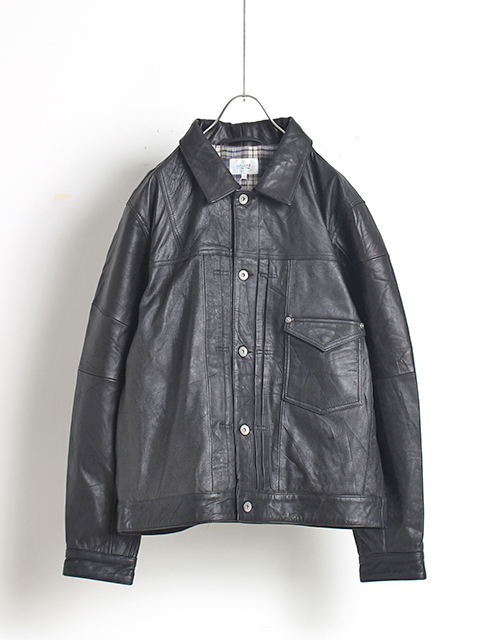 yoused 3POCKET 1st LEATHER JACKET