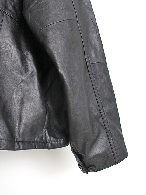 yoused LEATHER CLASSIC WARDEN JACKET