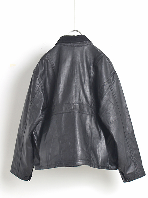 yoused LEATHER CLASSIC WARDEN JACKET