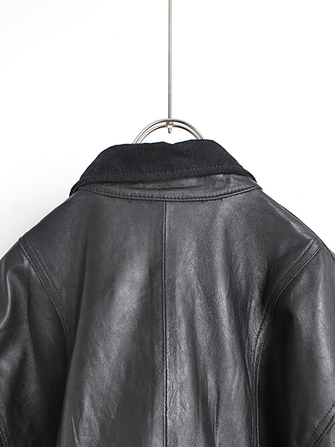 yoused LEATHER CLASSIC WARDEN JACKET