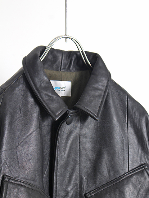 yoused LEATHER JUNGLE FATGUE JACKET