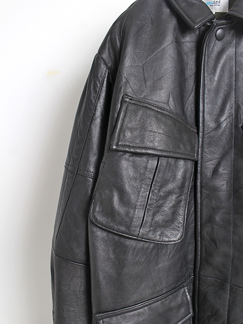 yoused LEATHER JUNGLE FATGUE JACKET