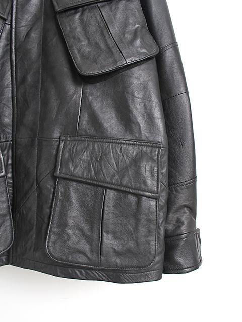 yoused LEATHER JUNGLE FATGUE JACKET