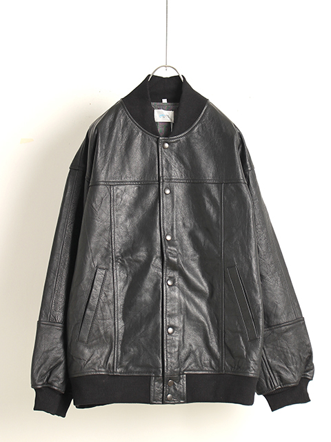 ALL LEATHER STADIUM JUMPER yoused-OIKOS 毎日を楽しく豊かにする洋服